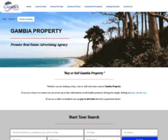 Gambiaproperty.com(Gambia Property) Screenshot