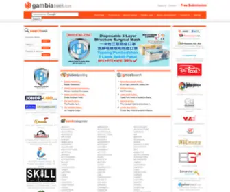 Gambiaseek.com(Gambia business directory listing) Screenshot