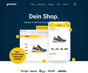 Gambio.de(Shopl) Screenshot