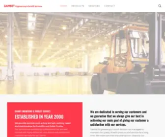 Gambit.com.sg(Used Reconditioned Diesel Forklift Singapore) Screenshot