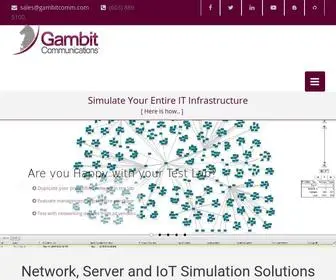 Gambitcomm.com(Network Simulation to test SNMP) Screenshot