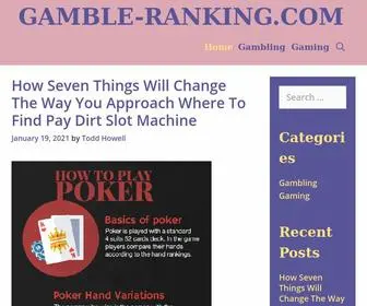 Gamble-Ranking.com Screenshot