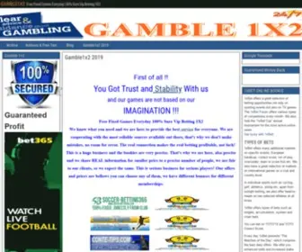 Gamble1X2.com Screenshot