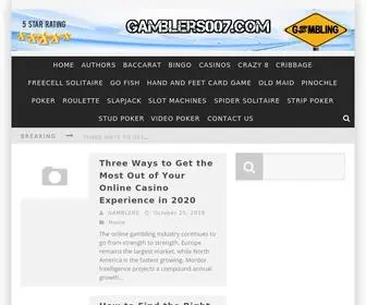 Gamblers007.com Screenshot