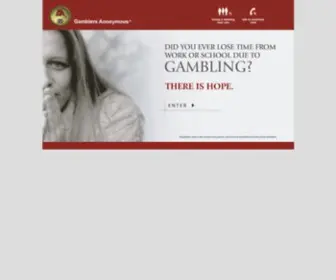 Gamblersanonymous.org Screenshot
