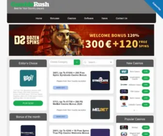 Gamblerush.com Screenshot