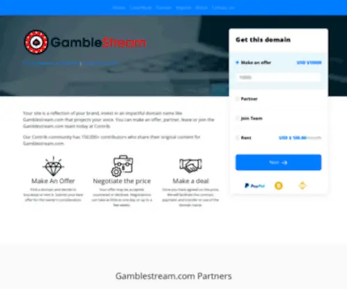 Gamblestream.com Screenshot