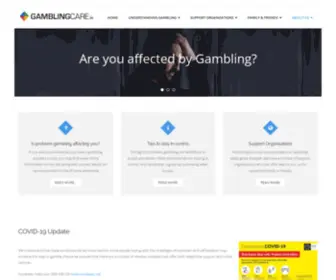 Gamblingcare.ie Screenshot
