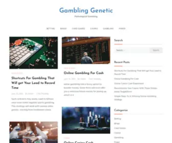 Gamblinggenetic.com Screenshot