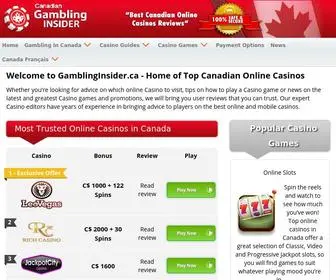 Gamblinginsider.ca Screenshot
