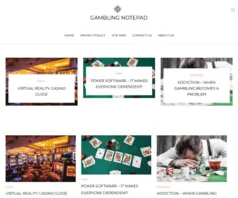 Gamblingnotepad.com Screenshot