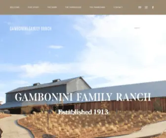 Gamboninifamilyranch.com(Gambonini Family Ranch) Screenshot