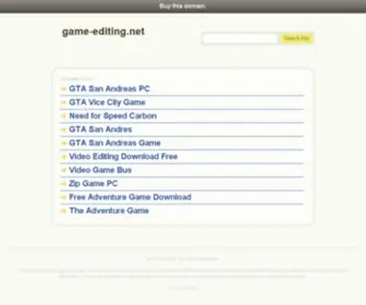Game-Editing.net(Game Editing) Screenshot