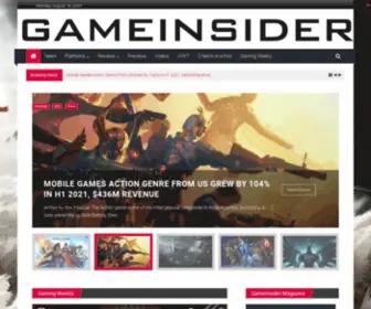 Game-Insider.com(Game Insider UNBIASED News) Screenshot