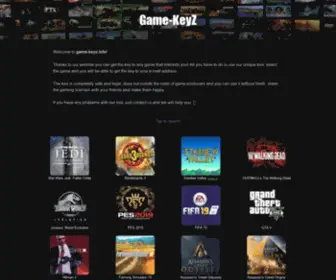 Game-Keyz.info(Game Keyz info) Screenshot