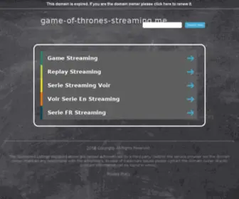 Game-OF-Thrones-Streaming.me(Game OF Thrones Streaming) Screenshot