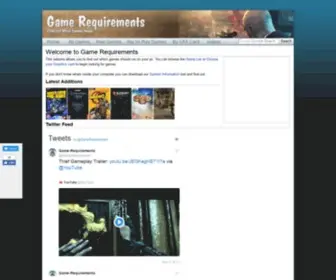 Game-Requirements.com(Game Requirements) Screenshot