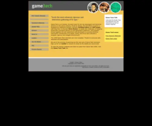 Game-Tech.com(Tech summit and seminars) Screenshot