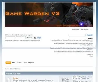 Game-Warden.com(Game Warden Forums) Screenshot