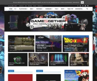 Game2Gether.de(Startseite) Screenshot