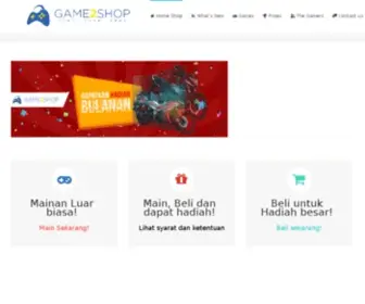 Game2Shop.com(Add more credibility to your site) Screenshot