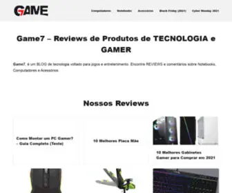 Game7.com.br(Reviews de Produtos de TECNOLOGIA e GAMER) Screenshot
