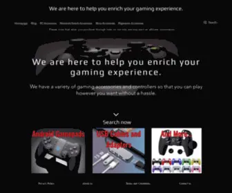 Gameaccesory.com(Gaming accessories showcase) Screenshot