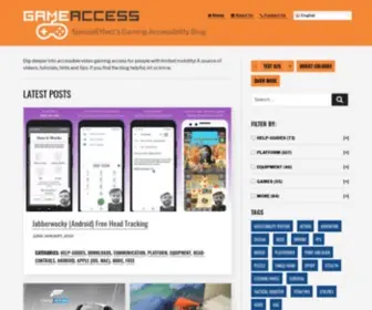 Gameaccessblog.org.uk(SpecialEffect's Video Game Accessibility Resources) Screenshot