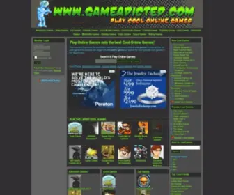 Gameadicted.com(Cool Online Games // Play Online Games) Screenshot