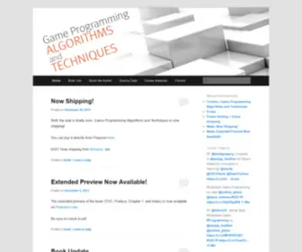 Gamealgorithms.net(Game Programming Algorithms and Techniques) Screenshot