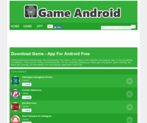 Gameandroid.biz(Gameandroid) Screenshot