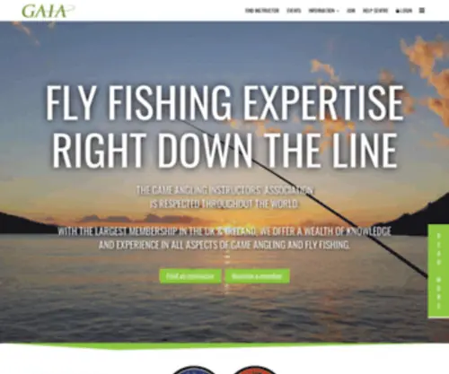 Gameanglinginstructors.co.uk(Fly Fishing Lessons and Instructor Certification) Screenshot