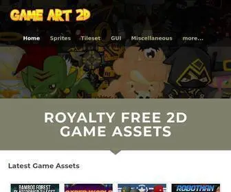 Gameart2D.com(Game Art 2D) Screenshot