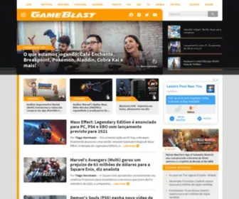 Gameblast.com.br(Quando o assunto Ã© videogame) Screenshot