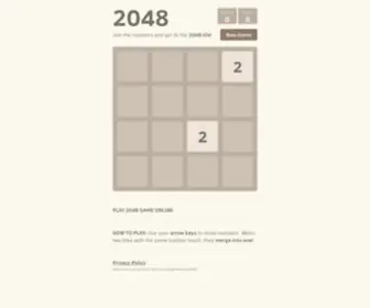 Gamebobo.com(Play 2048 Game Online) Screenshot