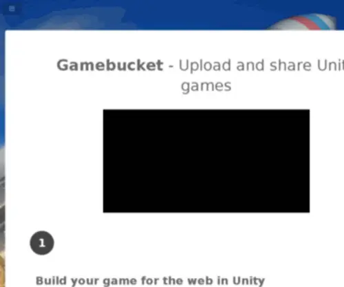 Gamebucket.io(Gamebucket) Screenshot