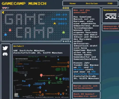 Gamecampmunich.de(GameCamp Munich) Screenshot
