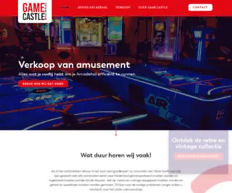 Gamecastle.nl(Verkoop van amusement) Screenshot