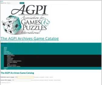 Gamecatalog.org(Search our database of publishers) Screenshot