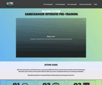 Gamechangerintensive.com(Gamechanger Intensive) Screenshot