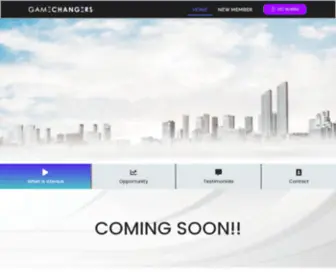 Gamechangersww.com(Game Changers world wide) Screenshot