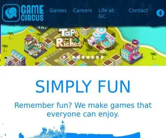 Gamecircus.com(Game Circus) Screenshot