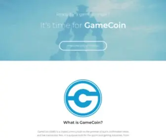 Gamecoin.io(GameCoin) Screenshot