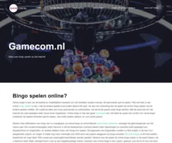 Gamecom.nl(Gamecom) Screenshot