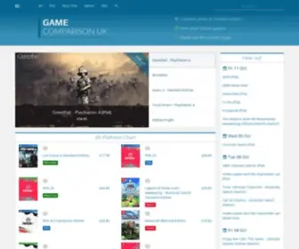 Gamecomparison.co.uk(Our price checker) Screenshot