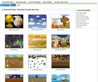 Gamedaovang.net(Chơi và tải game đào vàng tại) Screenshot