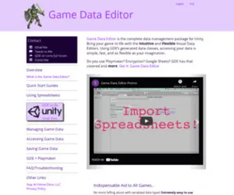 Gamedataeditor.com(GameDataEditor) Screenshot