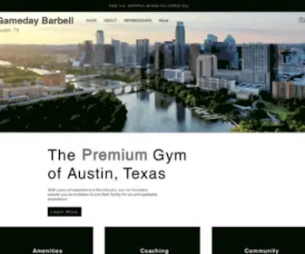 Gamedaybarbell.com(Gameday Barbell) Screenshot