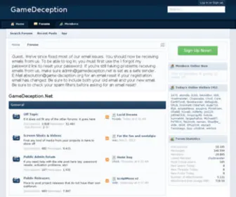 Gamedeception.net(Activity Stream) Screenshot