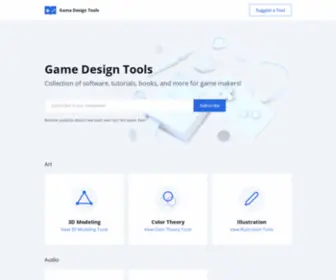 Gamedesigntools.com(Gamedesigntools) Screenshot